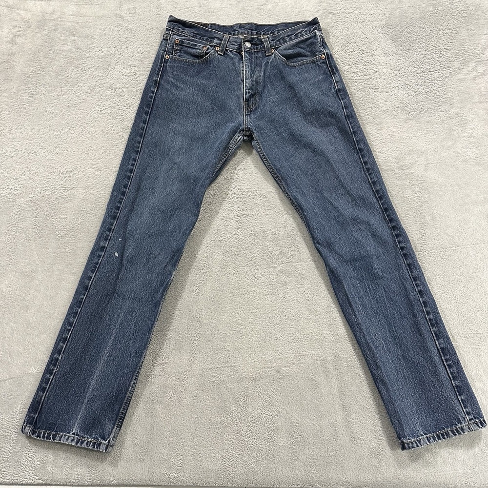 Levi's 505 Jeans Men's 33 x 33* Straight Blue Denim Y2K Vintage 90s